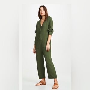 The Great Union Coveralls Jumpsuit In Green 0